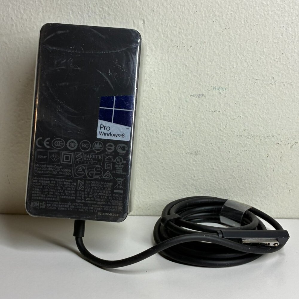 Genuine Microsoft Surface Pro & Pro 2 Power Adapter Charger Model 1536 12V 3.6A